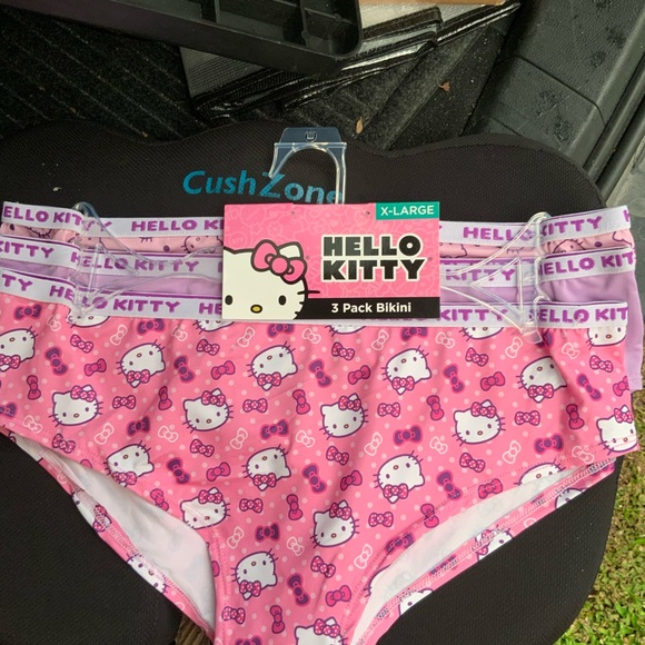 Hello Kitty Other - Hello Kitty Pink and White Kids Bikini Set